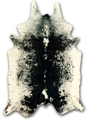 Black White Speckled cowhide Style 02