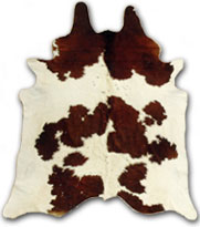 Brown White Cloud cowhide style 04