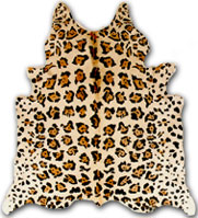 Jaguar Stenciled cowhide style Ex 04