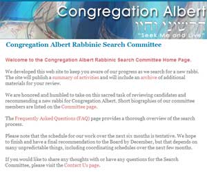 Rabbinic Search web site