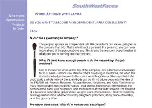 Southwest Faces web site 